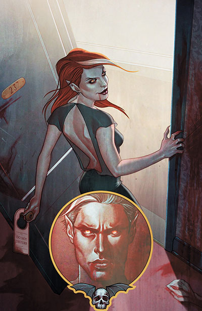 Cover USA I, Vampire #2<br>disegni di Andrea Sorrentino, colori di Jenny Frison<br><i>(c) TM & © 2012 DC Comics - Edizione italiana: Lion Comics</i>