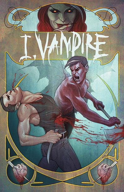 Cover USA I, Vampire #3<br>disegni di Andrea Sorrentino, colori di Jenny Frison<br><i>(c) TM & © 2012 DC Comics - Edizione italiana: Lion Comics</i>