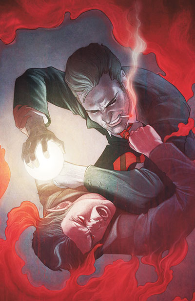 Cover USA I, Vampire #4<br>disegni di Andrea Sorrentino, colori di Jenny Frison<br><i>(c) TM & © 2012 DC Comics - Edizione italiana: Lion Comics</i>