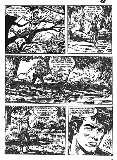 Tavola tratta dal Maxi numero 19<br>disegni di Gaetano e Gaspare Cassaro<br><i>(c) 2012 Sergio Bonelli Editore</i>