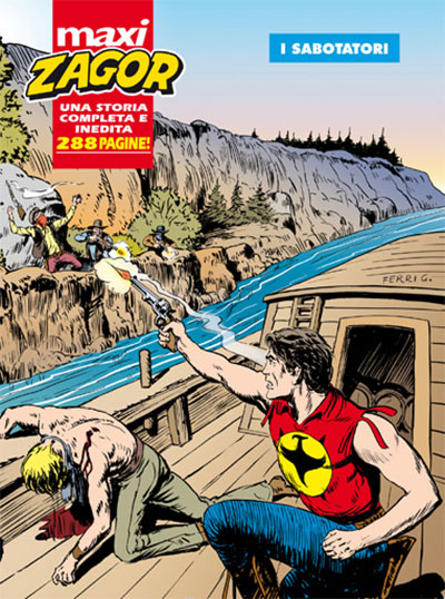 Cover Maxi Numero 19<br>disegni di Gallieno Ferri<br><i>(c) 2012 Sergio Bonelli Editore</i>