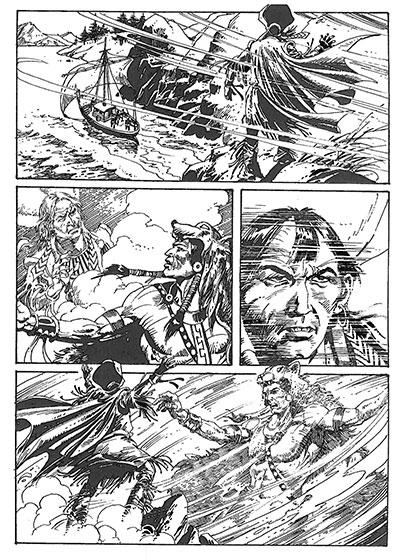 Tavola tratta dal Maxi numero 20<br>disegni di Alessandro Chiarolla<br><i>(c) 2012 Sergio Bonelli Editore</i>