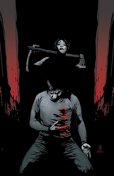 Cover USA I, Vampire #6<br>disegni di Andrea Sorrentino, colori di Marcelo Maiolo<br><i>(c) TM & © 2012 DC Comics - Edizione italiana: Lion Comics</i>