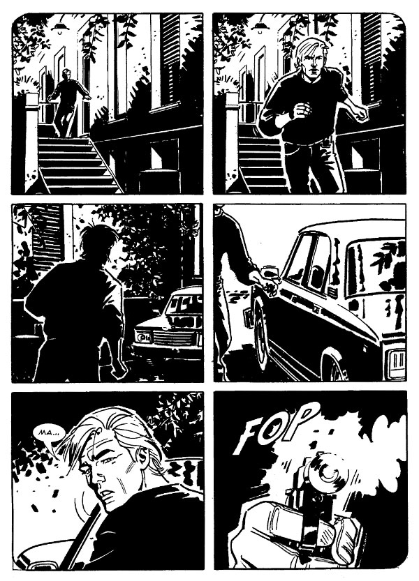 Tavola tratta dal numero 6<br>disegni di Paolo Morales & Davide De Cubellis<br><i>(c) 2013 Sergio Bonelli Editore</i>