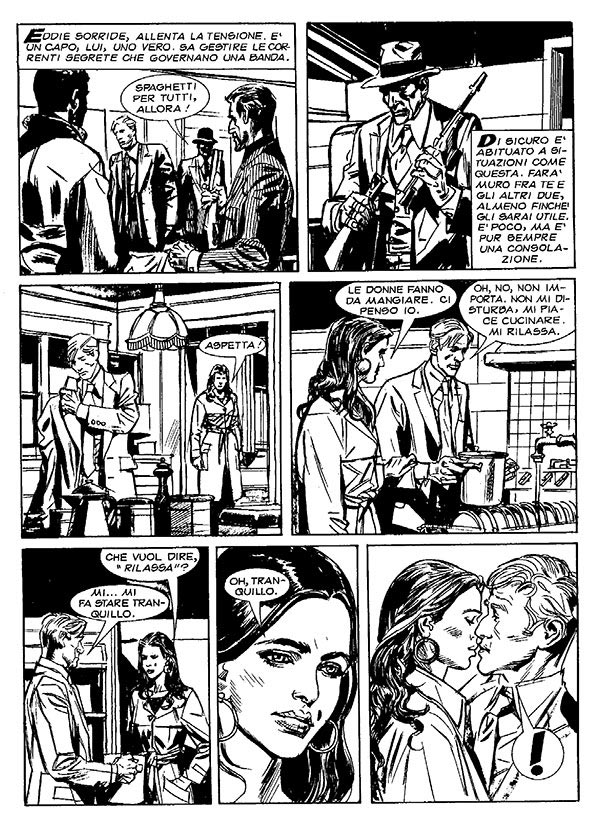 Tavola tratta dal numero 4 Tavola tratta dal numero 4<br>disegni di Carlo Ambrosini<br><i>(c) 2013 Sergio Bonelli Editore</i>
