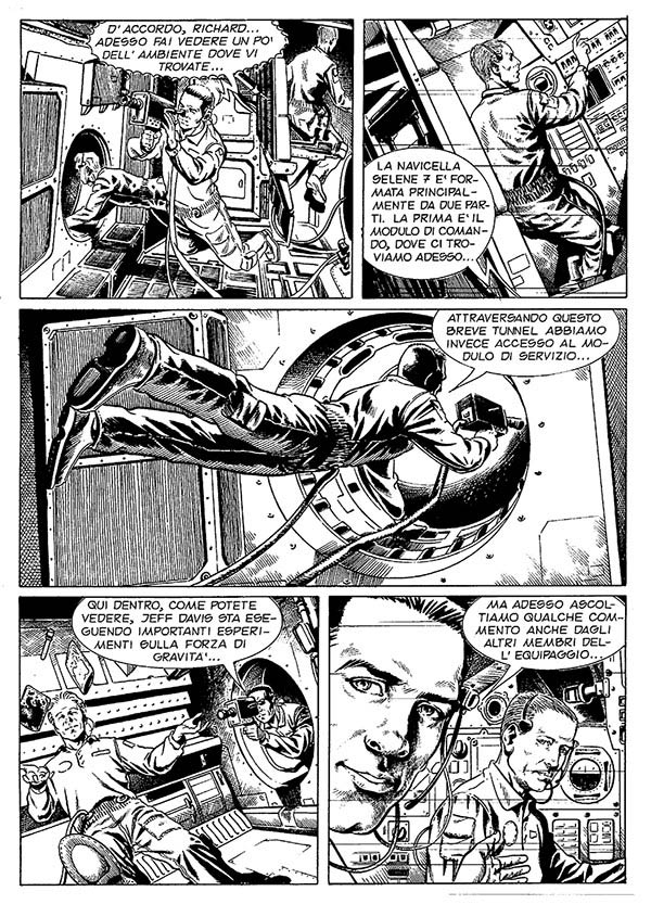 Tavola tratta dal numero 5 Tavola tratta dal numero 5<br>disegni di Matteo Mosca<br><i>(c) 2013 Sergio Bonelli Editore</i>