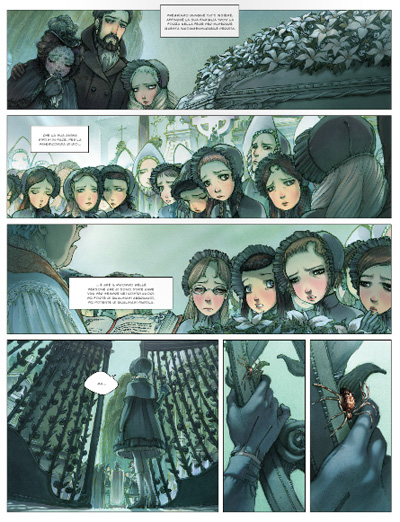 Una tavola del volume Una tavola del volume<br>disegni di Canepa e Merli<br><i>(c) 2012 Bao Publishing</i>