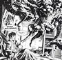 Il "parassita" avvolge gli incubi di Dylan<br>disegni di Alessandro Baggi<br><i>(c) 2012 Sergio Bonelli Editore</i>