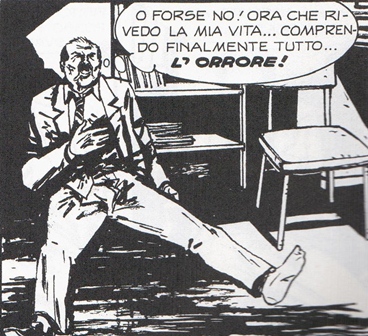 Pronti i titoli di coda, dissolvenza verso il buio<br>disegni di Claudio Stassi<br><i>(c) 2012 Sergio Bonelli Editore</i>