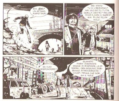 Kent Darwin, uno che fa troppe domande Kent Darwin, uno che fa troppe domande<br>Romanzi a fumetti n.7, pag.88, disegni di L. Piccatto<br><i>(c) 2012 Sergio Bonelli editore</i>