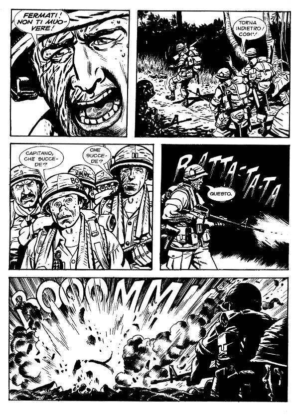 Tavola tratta dal numero 7 Tavola tratta dal numero 7<br>disegni di Giampiero Casertano<br><i>(c) 2013 Sergio Bonelli Editore</i>