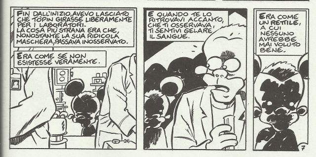 Topin privato della comicità. Topin privato della comicità.<br>Il parere dell'autore in bocca ad un personaggio.<br><i>(c) 2012 Panini Comics</i>