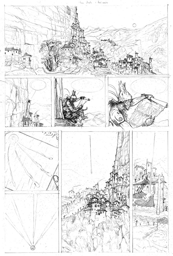 Volume 3 - Matite Tavola 1<br>disegni di Laura Zuccheri<br><i>(c) 2013 ReNoir</i>