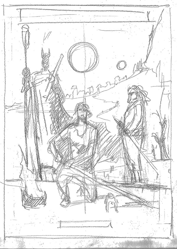 Volume 2 - Bozza Cover<br>disegni di Laura Zuccheri<br><i>(c) 2013 ReNoir</i>