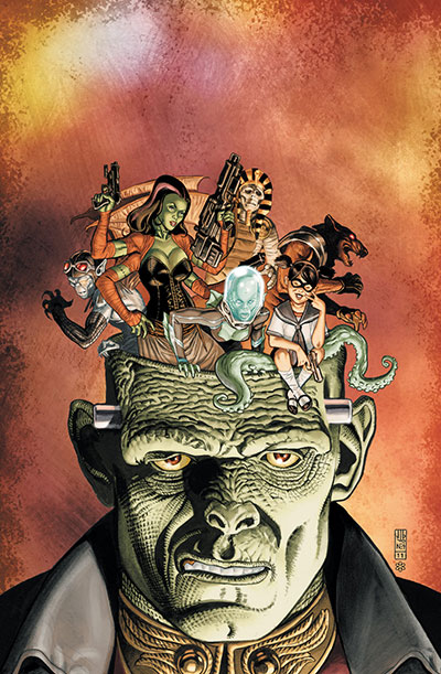Cover USA Frankenstein, agente dello S.H.A.D.E. #2<br>disegni di J.G. Jones, colori di Hi Fi<br><i>(c) TM & © 2013 DC Comics - Edizione italiana: Lion Comics</i>