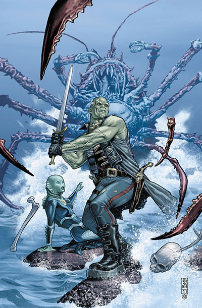 Cover USA Frankenstein, agente dello S.H.A.D.E. #3 Cover USA Frankenstein, agente dello S.H.A.D.E. #3<br>disegni di J.G. Jones, colori di Hi Fi<br><i>(c) TM & © 2013 DC Comics - Edizione italiana: Lion Comics</i>