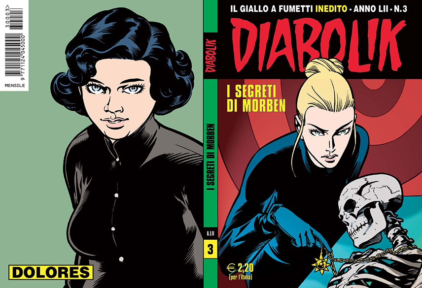 Cover Diabolik Inedito 3-2013<br>disegni di Giuseppe Palumbo<br><i>(c) 2013 Astorina</i>
