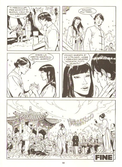 Nel regno dell'armonia<br>Tavola di S. Biglia, pag.98<br><i>(c) 2013 Sergio Bonelli editore</i>