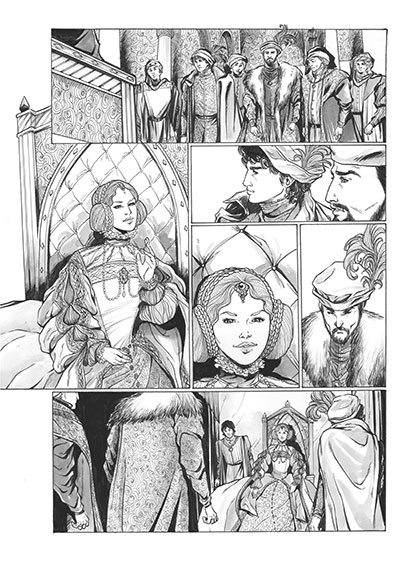 Cronaca Comics numero 11 - David l'errante<br>disegni di Michela Cacciatore<br><i>(c) 2013 Salvatore Taormina</i>