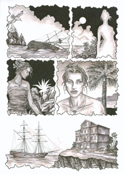 Cronaca Comics numero 11 - Gli Immortali<br>disegni di Michele Avigo<br><i>(c) 2013 Salvatore Taormina</i>
