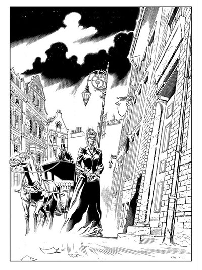 Tavola tratta dal Color Fest numero 10: "La banda maculata"<br>disegni di Alessandro Bignamini<br><i>(c) 2013 Sergio Bonelli Editore - fonte <a href="https://www.facebook.com/pages/Overdrive-Studio/145868812176202" target="_blank">Overdrive Studio: Facebook</a></i>