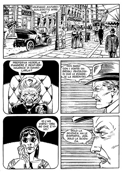 Tavola tratta dal numero 8<br>disegni di Gigi Simeoni<br><i>(c) 2013 Sergio Bonelli Editore</i>