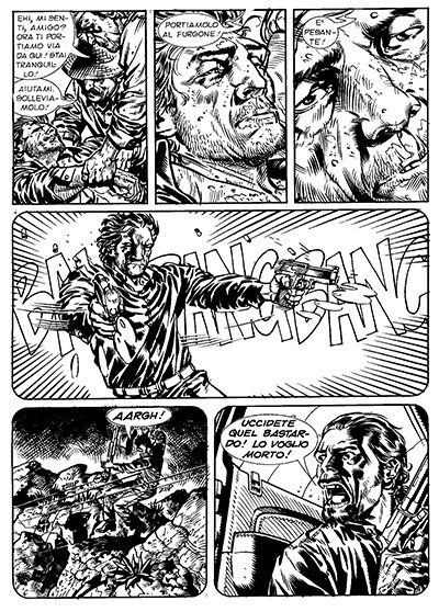 Tavola tratta dal numero 9<br>disegni di Matteo Cremona<br><i>(c) 2013 Sergio Bonelli Editore</i>
