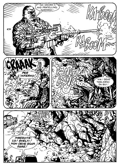Tavola tratta dal numero 9<br>disegni di Matteo Cremona<br><i>(c) 2013 Sergio Bonelli Editore</i>