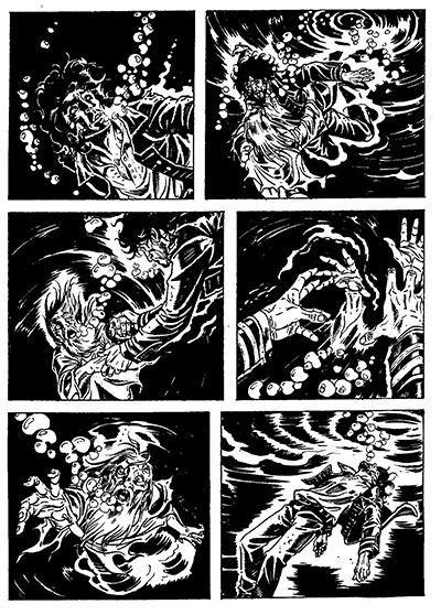 Tavola tratta dal numero 10<br>disegni di Pietro Vitrano<br><i>(c) 2013 Sergio Bonelli Editore</i>