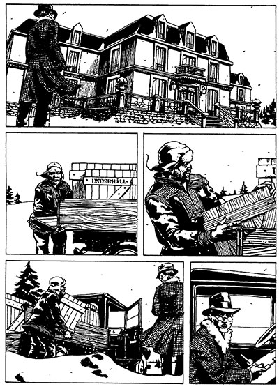 Tavola tratta dal numero 11<br>disegni di Francesco Ripoli<br><i>(c) 2013 Sergio Bonelli Editore</i>