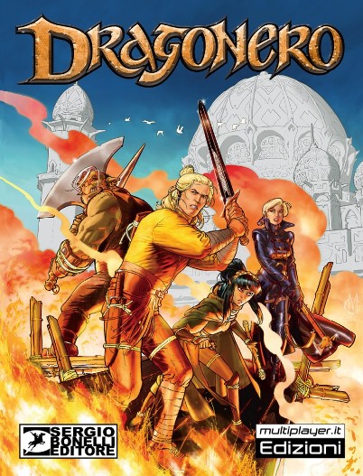 Copertina Dragonero n.0<br>Illustrazione di Giuseppe Matteoni<br><i>(c) 2013</i>