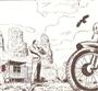 Saguaro e il falco Little Eye<br>Vignetta di I. Mattone, pag.16<br><i>(c) 2012 Sergio Bonelli editore</i>