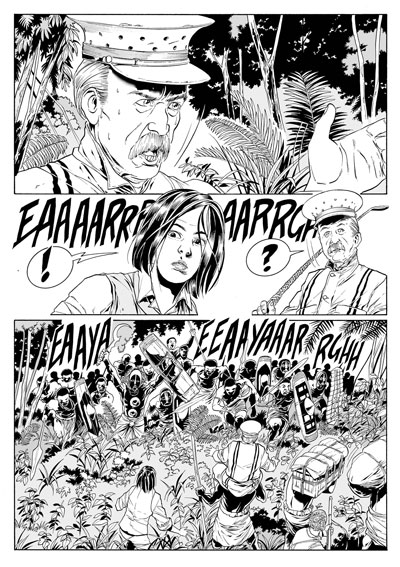 Lilith 10 - Agguato nella foresta<br>disegni di Luca Enoch<br><i>(c) 2013 Sergio Bonelli Editore</i>