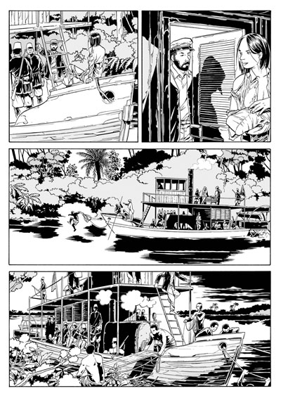 Lilith 10 - Approdo per la notte<br>disegni di Luca Enoch<br><i>(c) 2013 Sergio Bonelli Editore</i>