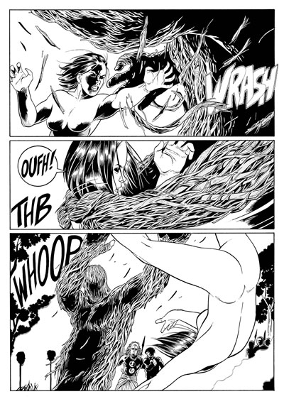 Lilith 10 - Colui che vive nel legno<br>disegni di Luca Enoch<br><i>(c) 2013 Sergio Bonelli Editore</i>