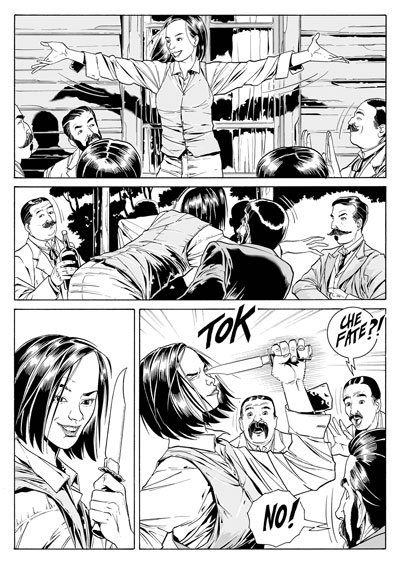 Lilith 10 - Gioco di prestigio<br>disegni di Luca Enoch<br><i>(c) 2013 Sergio Bonelli Editore</i>