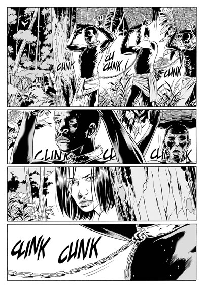 Lilith 10 - Il lavoro forzato<br>disegni di Luca Enoch<br><i>(c) 2013 Sergio Bonelli Editore</i>