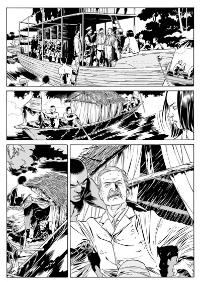 Lilith 10 - L'arrivo di Stanley<br>disegni di Luca Enoch<br><i>(c) 2013 Sergio Bonelli Editore</i>