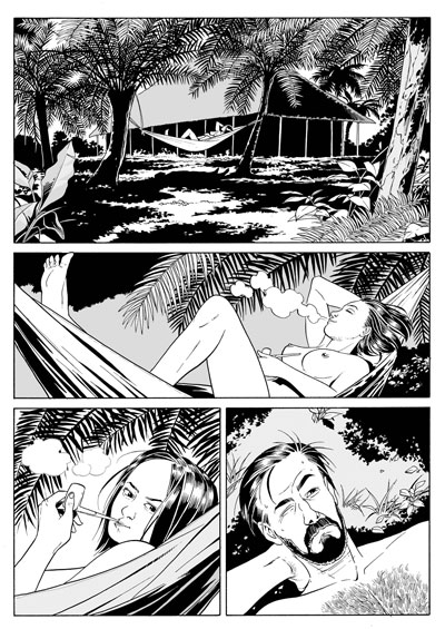 Lilith 10 - Lilith e Conrad<br>disegni di Luca Enoch<br><i>(c) 2013 Sergio Bonelli Editore</i>