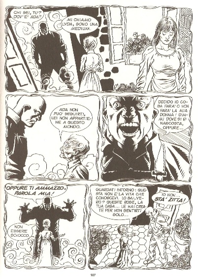 Lo scontro finale<br>Tavola di Gigi Simeoni, pag.107<br><i>(c) 2013 Sergio Bonelli editore</i>