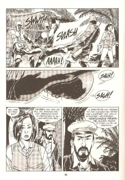 Lilith e Conrad<br>Tavola di L. Enoch, pag.88<br><i>(c) 2013 Sergio Bonelli editore</i>