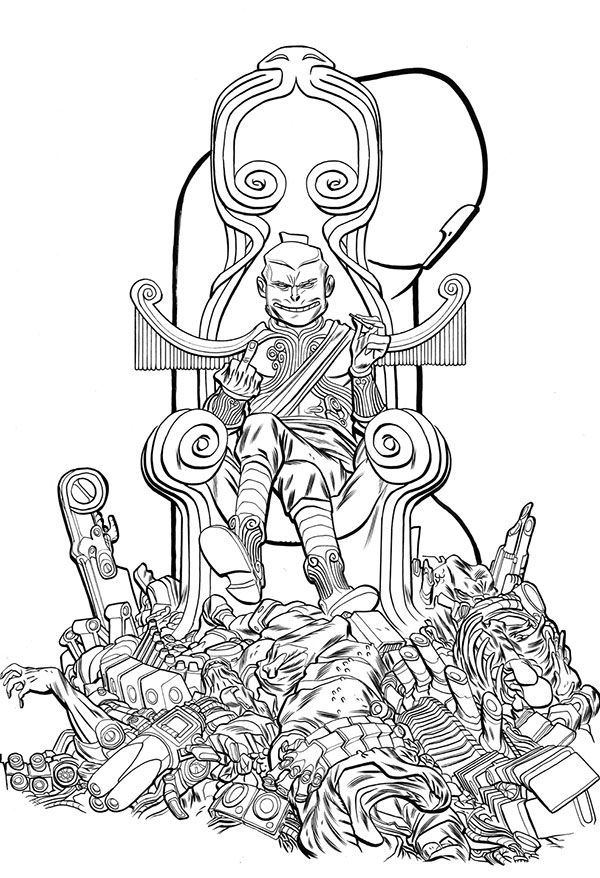 Chine Cover Drakka numero 2 - edizione francese<br>disegni di Lorenzo De Felici<br><i>(c) 2012 Ankama Editions</i>