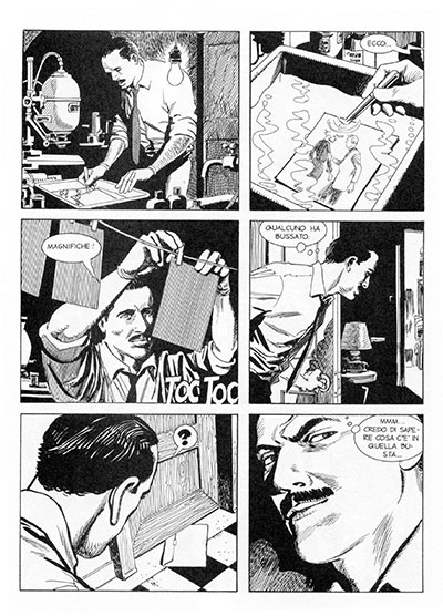 Tavola tratta dal numero 12 Tavola tratta dal numero 12<br>disegni di Giovanni Freghieri<br><i>(c) 2013 Sergio Bonelli Editore</i>