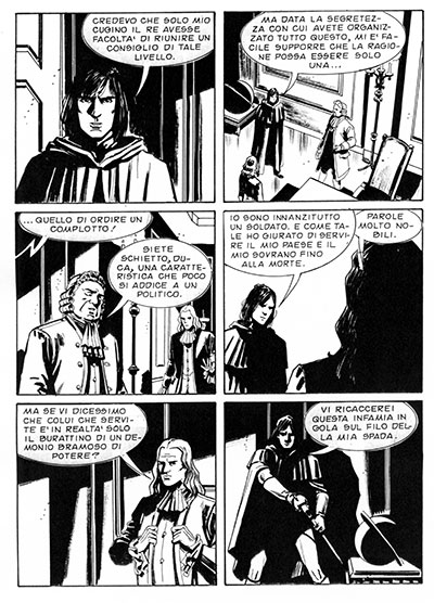 Tavola tratta dal numero 13<br>disegni di Giorgio Pontrelli<br><i>(c) 2013 Sergio Bonelli Editore</i>