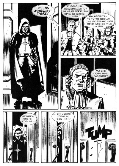 Tavola tratta dal numero 13 Tavola tratta dal numero 13<br>disegni di Giorgio Pontrelli<br><i>(c) 2013 Sergio Bonelli Editore</i>