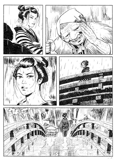 Tavola tratta dal numero 15 Tavola tratta dal numero 15<br>disegni di Andrea Accardi<br><i>(c) 2013 Sergio Bonelli Editore</i>