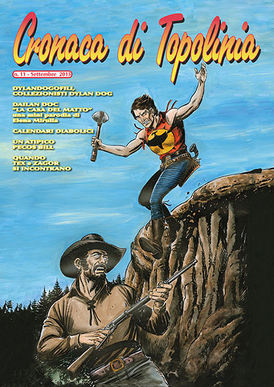 Cronaca di Topolinia numero 11<br>disegni di Marco Verni, colori di Michela Cacciatore<br><i>(c) 2013 Salvatore Taormina</i>