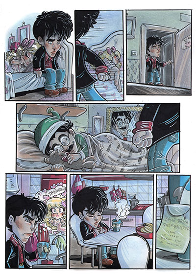 Cronaca di Topolinia numero 11 - Dailan Doc<br>disegni e colori di Elena Mirulla<br><i>(c) 2013 Salvatore Taormina</i>