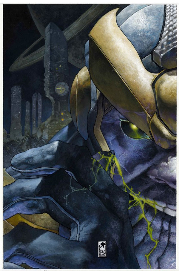 Cover USA #1 Thanos Rising Cover USA #1 Thanos Rising<br>disegni e colori di Simone Bianchi<br><i>(c) TM & © 2013 MARVEL Edizione italiana: Panini S.p.A.</i>