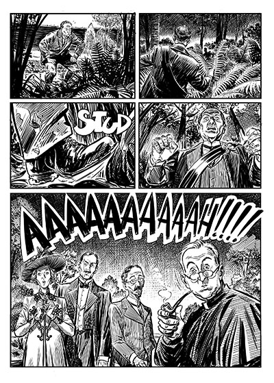 Padre Brown numero 1 - tavola 11<br>disegni di Werner Maresta<br><i>(c) 2013 ReNoir</i>